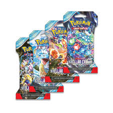 Pokemon Stellar Crown Sleeved Booster 10 Packs (Random Art)